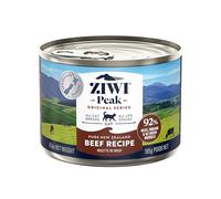 ZIWI Peak Grain Free Cat Food Tins - All Natural High Protein Pate - New Zealand Beef Recipe - 12 x 185g Multipack