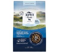 ZIWI Peak Steam & Dried Grass-fed Lamb with Green Vegetables, 3.2 kg - High Protein, Grain Free Dog Food Dry, Raw Dog Food Alternative