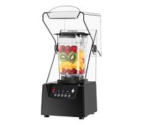 ZIXIAOS Commercial Quiet Shield Blender 2200W Professional Industrial Blenders 2L for Ice Crushing, Shakes and Smoothies for Kitchen