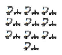 ZIXINNKC 10 Set Rotating G Type Refraction Micro Nozzle Watering Sprinkler Irrigation Equipment for Greenhouse