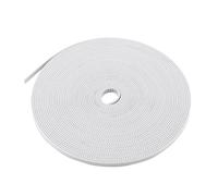 ZIXINNKC 10M White Open Timing Belt Width 6mm PU with Steel 3D Printer Accessory