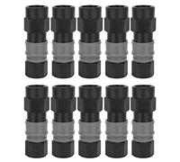 ZIXINNKC 10pcs Plastic Steel Quick Connector Self Locking C Type SfPF Female Thread Air Pipe Connector (Gz/8"（30）)