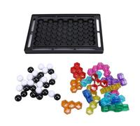 ZIXINNKC 2 In 1 3D Beads Puzzle Logical Board Game Educational Family Interaction Puzzle Board Game
