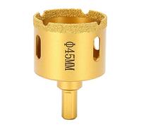 ZIXINNKC 45mm Brazed Diamond Drill Bit Marble Glass Ceramic Tile Hole Saw for Hand Electric Drill
