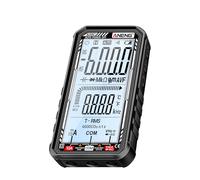 ZIXINNKC 620C Digital Multimeter 6000 Counts Transistor Testers True RMS Auto Electrical Capacitance Meter AC/DC Ammeter Voltmeter (Black)