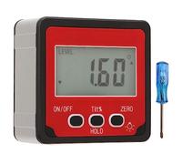 ZIXINNKC Angle Finder Digital Display Level Gauge Magnetic Inclinometer Tool for Woodworking