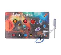 ZIXINNKC Baby Board Toy Educational Interactive Toddlers Activity Board Toy for Solar System Planets for Home Travel