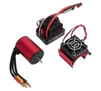 ZIXINNKC Brushless Motor Efficient Heat Dissipation Good Water Resistance High Torsion CNC Process 60A Brushless ESC for 1/10 RC