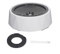 ZIXINNKC Dog Slow Water Dispenser Spill Proof Large Capacity Vehicle Carried Dust Proof Water Bowl with Replacement Filter (A)