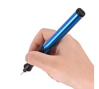 ZIXINNKC Electric Micro Engraving Pen Mini Engraver Machine Cordless DIY Carve Tools Graver Kit with Extra Diamond Tip Bit Replacement for DIY Jewellery Metal Glass Plastic Wood (Blue)
