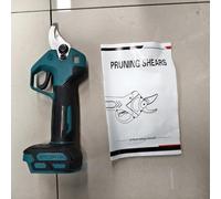 ZIXINNKC Electric Pruning Shear Brushless Pruning Shears 30mm Cutting Diameter SK5 Carbon Steel Forging Blade LCD Displays Battery Power Trimming Times Built in Safety Switch