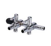 ZIXINNKC Fish Tank Oxygen Distributor 6mm Carbon Dioxide Regulating Switch Regulating Valve (2 Heads)