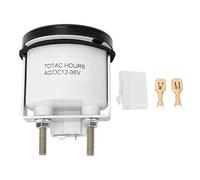 ZIXINNKC LCD Display Digital Hour Meter for Engineering Vehicle Generator 0-999999.99 Hours