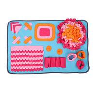 ZIXINNKC Lint Pet Snuffle Mat MIni Pig Feeding Sniffing Pad Slow Feeder Training Pet Supplies