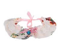 ZIXINNKC Pet Lace Bib Little Pig Princess Fairy Style Costume Bib Pet Decoration Accessories (Pastoral Floral)