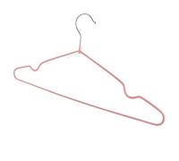 ZIXINNKC Plastic Clothes Hangers Nonslip Traceless Multifunction Heavy Duty Dry Wet Clothes Hangers for Adults Suits Coats Pants Dress Clothes (Pink)