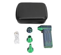 ZIXINNKC Powerful Mini Brushless Turbo Fan Portable 110000RPM 3 Speeds Adjustable Air Blower Jet Fan for Cleaning Cooling (Black Green)