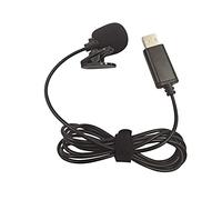ZIXINNKC USB Lavalier Lapel Condenser Microphone Omnidirectional Wired Clip-on Mic Hands Free Plug & Play for Computer PC Laptop Video Conference Chatting Live Streaming Recording