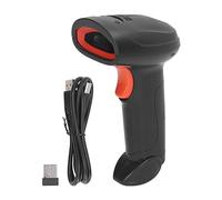 ZIXINNKC Wireless Barcode Scanner Intelligent Voice USB 2.4G and Bluetooth 2D QR Code Reader for Supermarket Express Warehouse