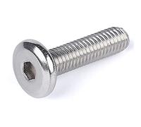 Zixinz-Socket Cap Screws 304 Stainless Steel Large Flat Hex Hexagon Socket Head Allen Screw Furniture Screw Bolt M3 M4 M5 M6, 100pcs, Corrosion-resistance (Length : 8mm x100pcs, Size : M5)