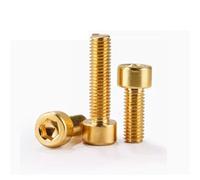 Zixinz-Socket Cap Screws Brass Hex Socket Cap Head Screw M2 M2.5 M3 M4 M5 M6 M8 Hexagon Allen Key Head Brass Screw Bolt 2-20pcs, Corrosion-resistance(8mm,M2.5 20PCS)