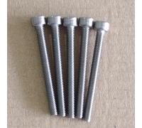 Zixinz-Socket Cap Screws M4 M5 M6 M8 Titanium Ti TA2/GR5 Screws Length 8mm-50mm Cup Head Hex Socket Bolt Screws Full Screw, Corrosion-resistance(8mm,GR5 M8)
