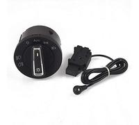 ZIxmix Auto Headlight Switch Control/Fit For VW Golf MK7 7 VII GTI POLO 6C Chrome Auto Headlight Switch Replace Module 5GG941431D Head Lamp Switch Knob