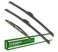 ZIXMMO 20"+20" windshield wiper blades with 12" Rear Wiper Blades Set Replacement for Honda Element 2003-2011,Nissan Cube MK3 2009-2014-Original Factory Quality，Easy DIY Install (Set of 3)