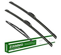 ZIXMMO 21"+19" windshield wiper blades with 14" Rear Wiper Blades Set Replacement for Mazda 3 Hatchback 2004-2009-Original Factory Quality，Easy DIY Install (Set of 3)