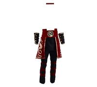 ZIXUN Liu Kang Cosplay Costume Men's Liu Kang Deluxe Game Suit for Adult, Red, Large