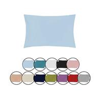 ZIYA HOMES Pillowcase 2 Polycotton Anti Allergic - PillowCase Easy Care Bed Sheet (Sky Blue)