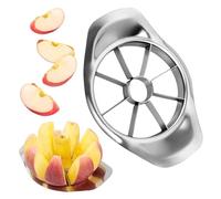 Ziyaeru Stainless Steel Apple Slicer Fruit Cutter Fruit Cutter Stainless Steel 3-in-1 Stainless Steel Apple Corer Peeler Apple Cutter with 8 Blades for Cutting Fruit and Vegetables (1PC)