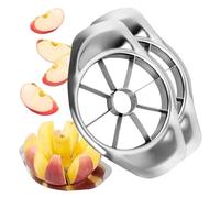 Ziyaeru Stainless Steel Apple Slicer Fruit Cutter Fruit Cutter Stainless Steel 3-in-1 Stainless Steel Apple Corer Peeler Apple Cutter with 8 Blades for Cutting Fruit and Vegetables (2PCS)