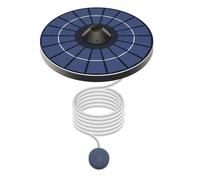 Ziyan Solar Floating Pond Aerator Solar Powered Air Pump with Air Hoses and Bubble Stones 2.5 W Pond Solar Floating Oxygen Pump Outdoor