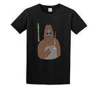 ziyang Men's Sassy The Sasquatch Big LEZ Show Un Whatcha Talk Funny Ai07 Simplicity Short Sleeve T-Shirt Black 3XL