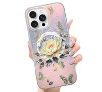 ZIYE Magnetic for iPhone 16 Pro Case, Compatible with MagSafe, Gold