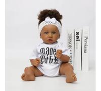 ZIYIUI 22inch 55cm Reborn Baby Dolls Real Life Soft Silicone Vinyl Reborn Dolls Realistic Reborn Toddler Girls Toy Best Birthday Gift Set