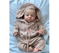 ZIYIUI Lifelike 20 Inch 50 cm Reborn Baby Doll Full Silicone Vinyl Realistic Newborn Boy Realistic Quality Reborn Doll Children Ages 3+ Gift Toy
