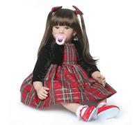 ZIYIUI Realistic Reborn Baby Dolls 24 Inch 60 Cm That Baby Looks Real Doll Soft Silicone Vinyl Reborn Girl Toddler Birthday Gift Toys