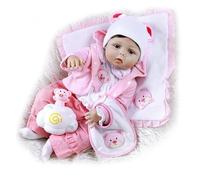 ZIYIUI Reborn Baby Dolls 22 inch 55cm Lifelike Reborn Babies Soft Silicone Vinyl Realistic Newborn Reborn Baby Girls with Eyes Closed