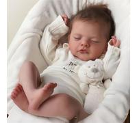 ZIYIUI reborn baby dolls realistic sleeping baby reborn dolls boys silicone newborn lifelike toddler babies that look real life eyes closed baby boy 18inch 46cm