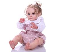 ZIYIUI Reborn Dolls 22 Inch 55 cm Soft Silicone Vinyl Reborn Baby Dolls That Look Real Newborn Girl Toy Doll Handmade Child's Vinyl Dolls Birthday Xmas Gift - Reborn Dolls Girl