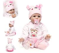 ZIYIUI Reborn Dolls 22inch 55cm Look Real Life Baby Dolls Reborn Babies Soft Silicone Vinyl Handmade Reborn Baby Dolls