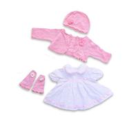 ZIYIUI Reborn Dolls Clothes 22 inch Pink Toys Outfit Accessories Newborn Girl Boy Clothes Reborn Dolls Clothing
