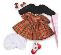 ZIYIUI Reborn Dolls Clothes Girls Camouflage Red Skirt Reborn Dolls Clothes 24 inch ，Suitable 22-24 Inch Baby Doll Newborn Girl Cothes Gift