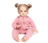 ZIYIUI Soft Silicone Vinyl Reborn Dolls Baby Girl 20 inch 50 cm Magnetic Mouth Lovely Lifelike Cute Toy That Look Real Newborn Handmade Birthday Xmas Gift