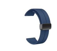 ZIYIWANG Compatible With 22mm Soft Silicone Wristbands Available For Both Men And Women The Colors Include Blue Orange Green And Gray(Midnight Blue Black)