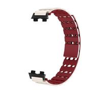 ZIYIWANG Compatible With Band 8 9 Air Hole Silicone Magnetic Watch Strap For Quick Release Breathable Waterproof Sports Smartwatch Suitable For Both Men And Women(WIne Red Starlight,Black Head Clasp)