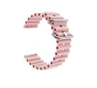 ZIYIWANG Compatible With Galaxy Watch 6 4 5 Pro Classic Gear S3 Active 2 GTS 3 20mm 22mm Waterproof Silicone Sports Strap(Lotus Root Pink,22mm)