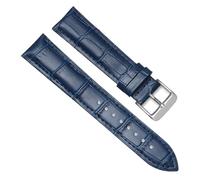 ZIYIWANG Leather Strap Compatible With 12mm 14mm 16mm 18mm 20mm 22mm 24mm Width Of Watch Band Replace The(Blue-S,18mm)